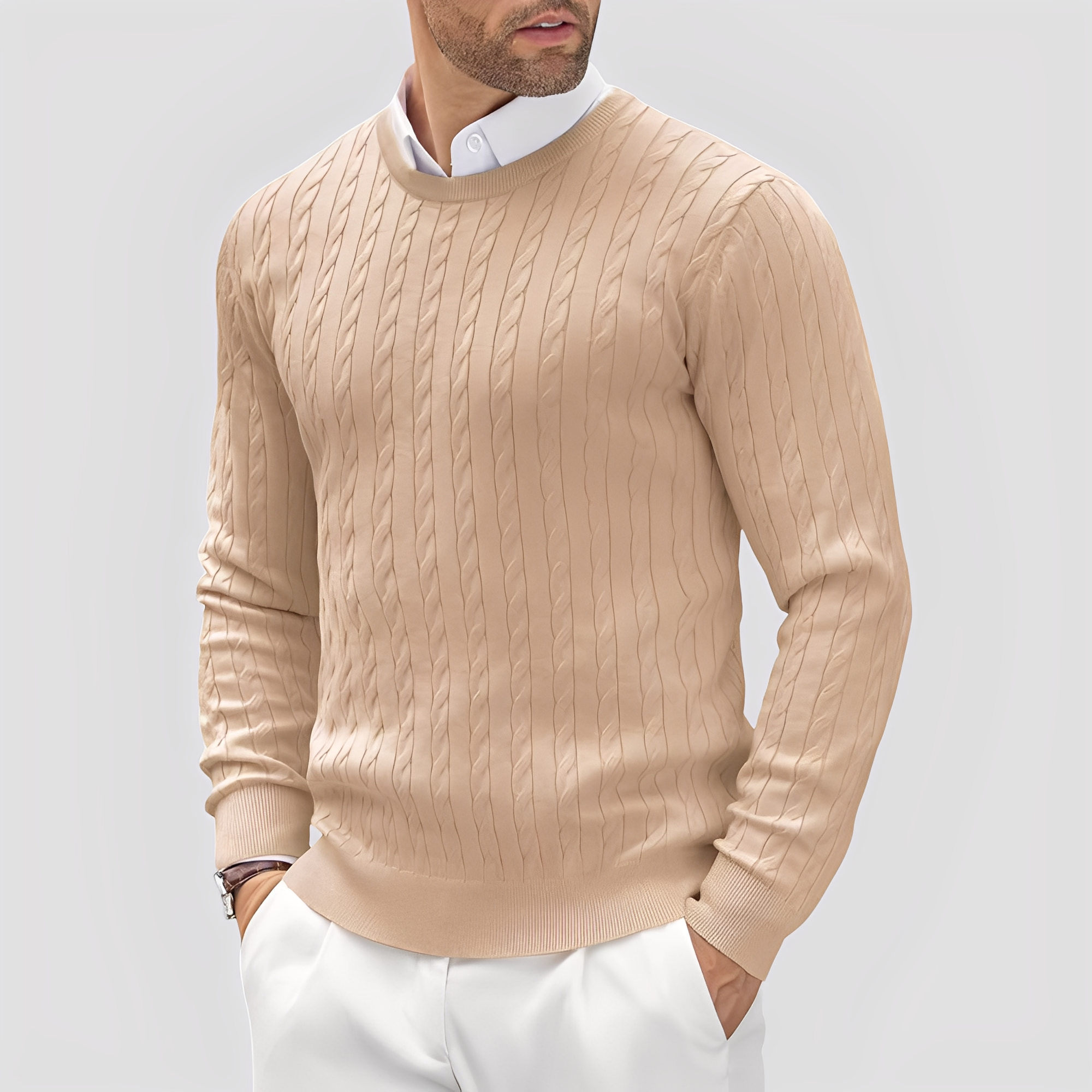 Pull à Coupe Ajustée pour Hommes | Idéal pour un Usage Quotidien