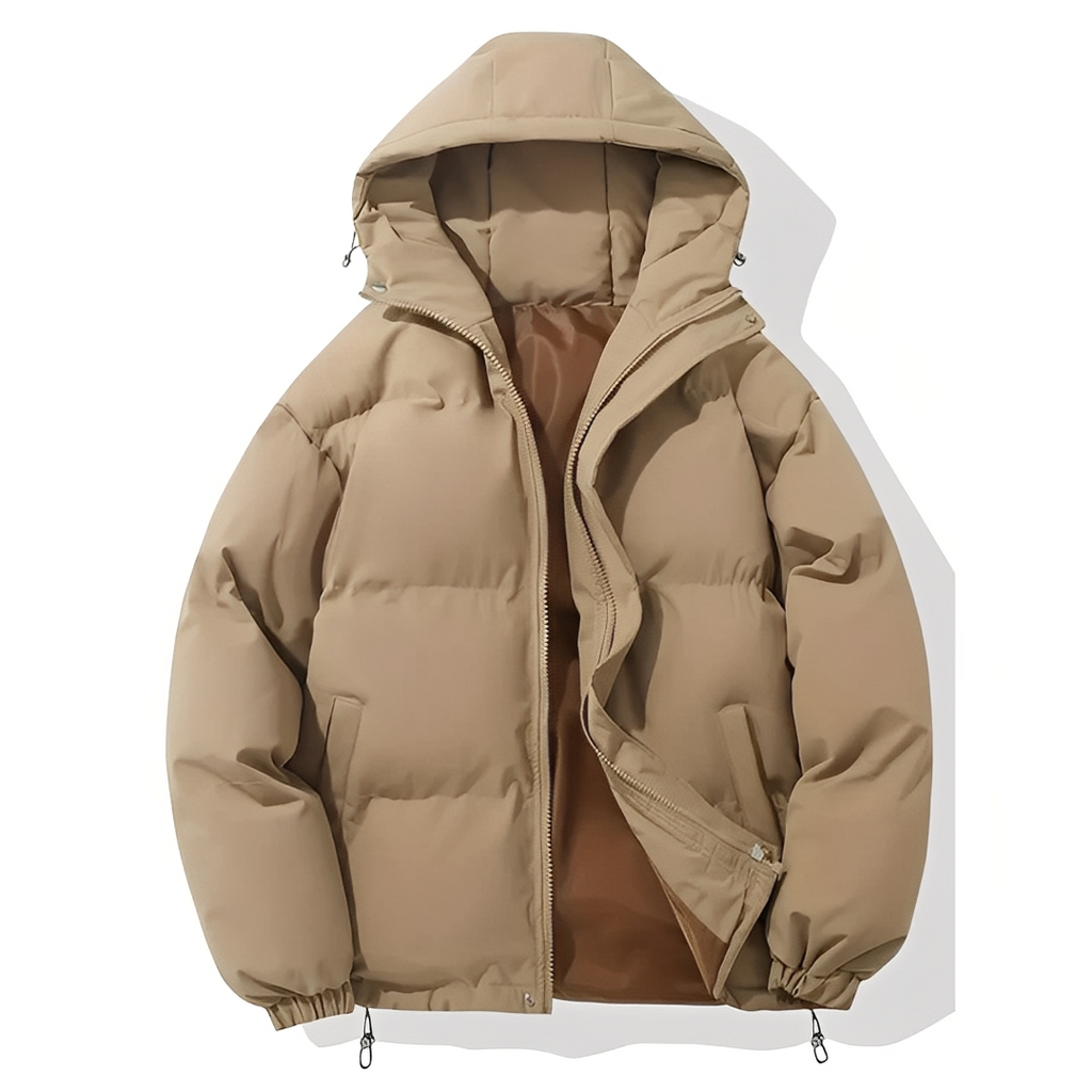 Veste d’Hiver avec Capuche et Fermeture Zippée pour Homme | Idéale pour Usage Quotidien