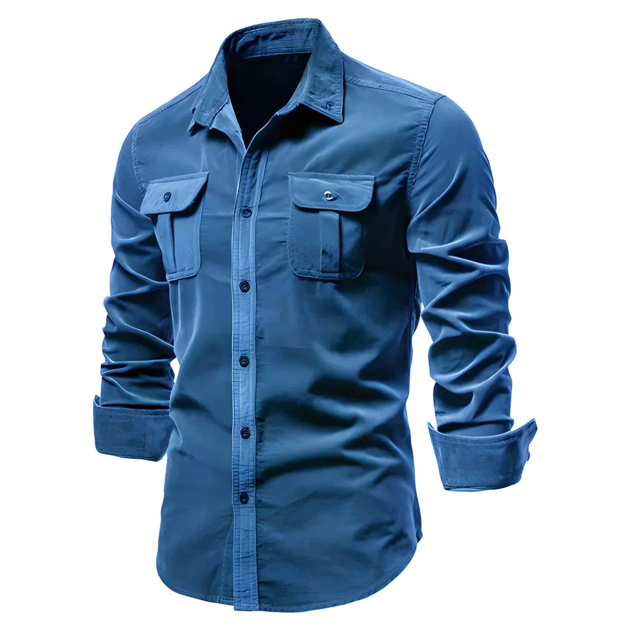 Chemise Slim Fit À Manches Longues Pour Homme | Idéal Pour Usage Quotidien