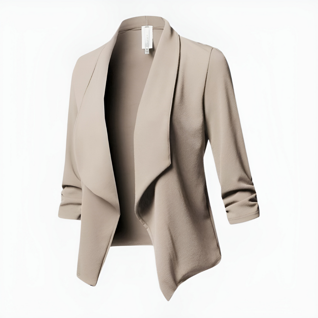 Blazer À Manches Longues Avec Silhouette Structurée Pour Femme | Idéal Pour Occasions Formelles