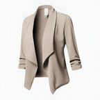 Blazer À Manches Longues Avec Silhouette Structurée Pour Femme | Idéal Pour Occasions Formelles