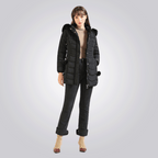 Manteau Long avec Capuche Amovible pour Femme | Idéal pour l’Hiver