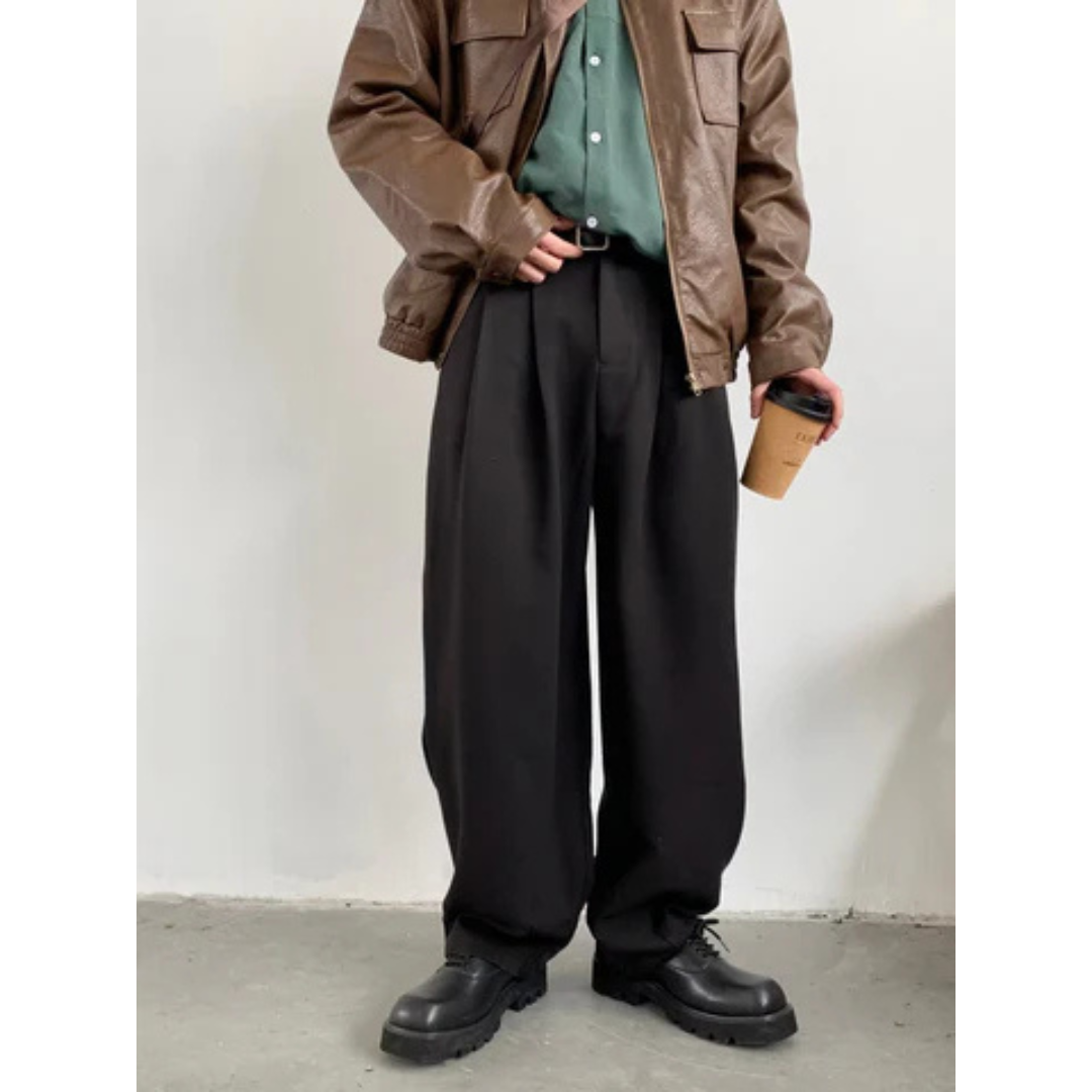 Pantalon À Jambe Large Avec Coupe Ample Pour Homme | Idéal Pour Le Quotidien