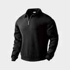 Sweat à Motifs Géométriques avec Fermeture Zippée pour Homme | Idéal pour Automne et Hiver