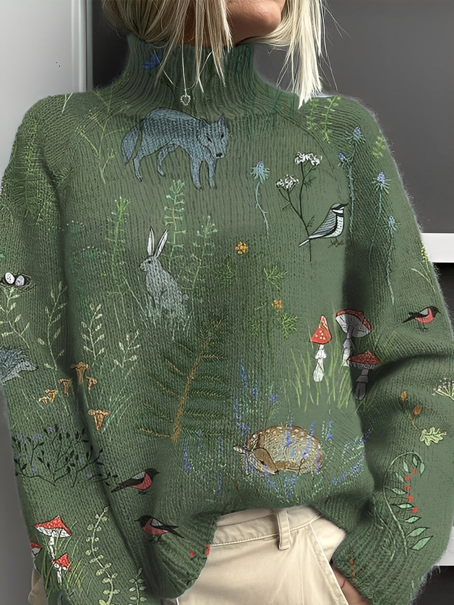 Pull À Col Roulé Avec Coupe Classique Pour Femme | Idéal Pour La Saison Fraîche