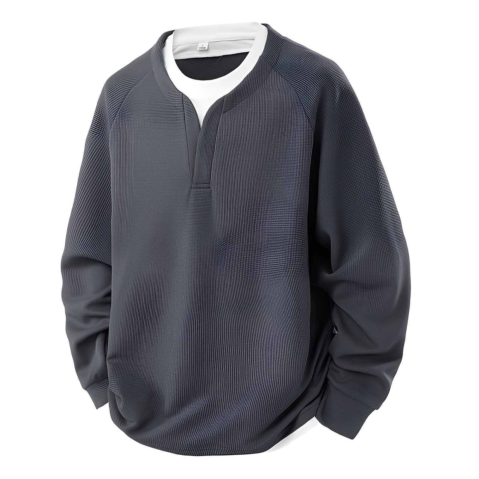 Pull Avec Motif Gaufré Pour Hommes | Idéal Pour Le Quotidien