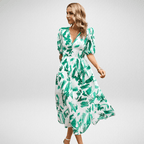Robe Midi Avec Coupe Confortable Pour Femme | Idéale Pour Occasions Spéciales