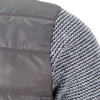Veste Hybride avec Col Haut et Fermeture Zippée pour Homme | Idéale pour Mi-Saison