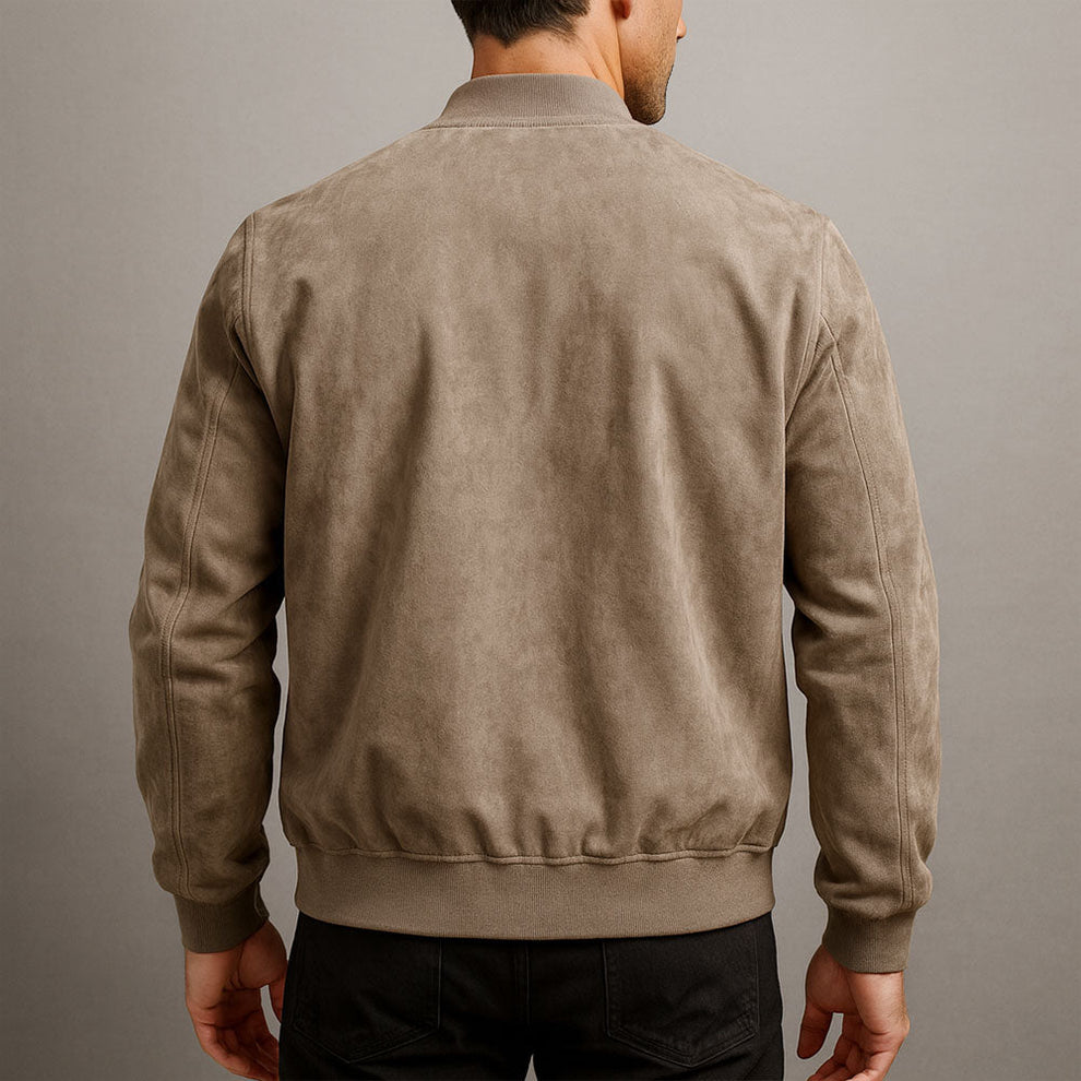 Veste avec Fermeture Zippée et Col Montant pour Hommes | Idéale pour Usage Quotidien