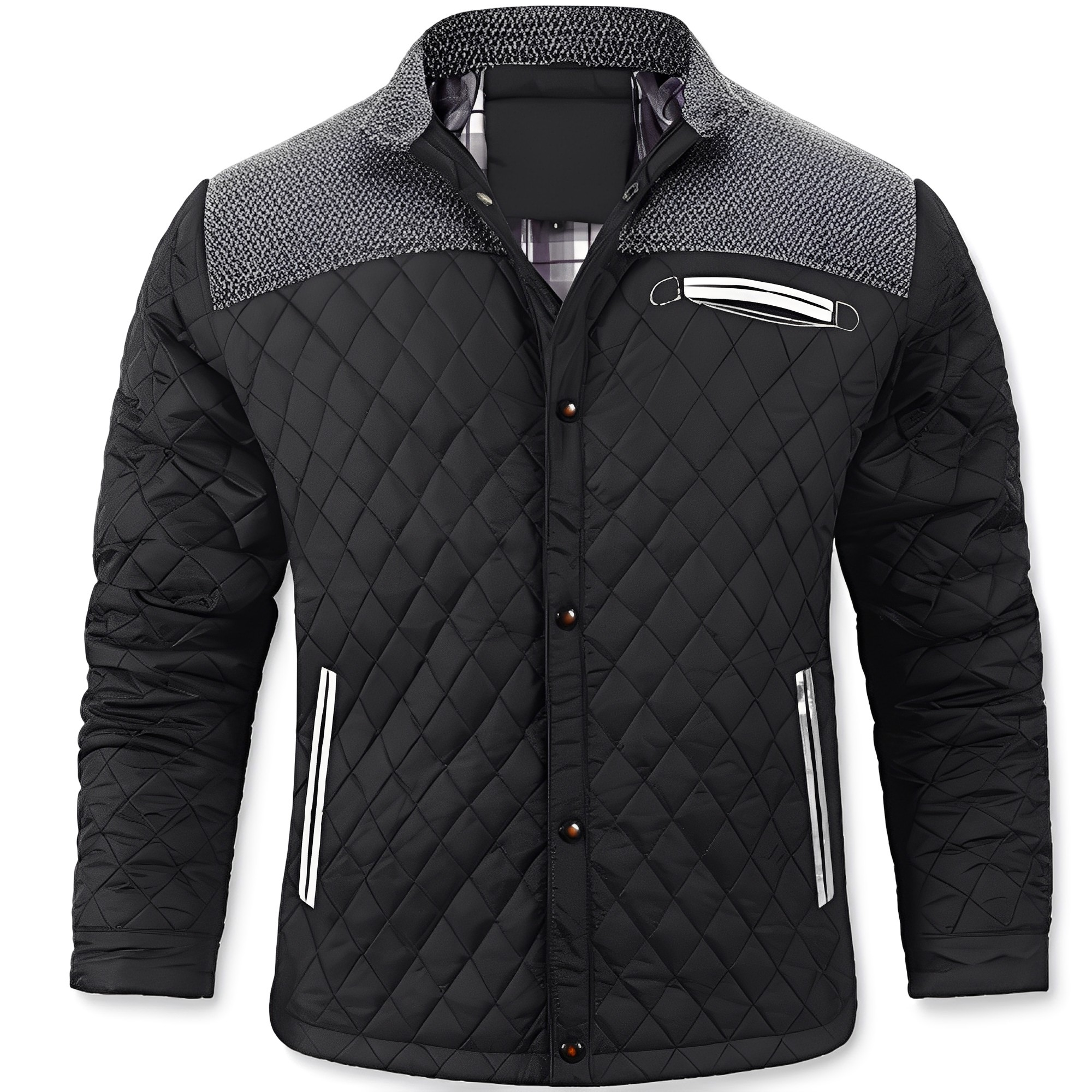 Veste Matelassée avec Capuche pour Homme | Idéale pour L’Hiver