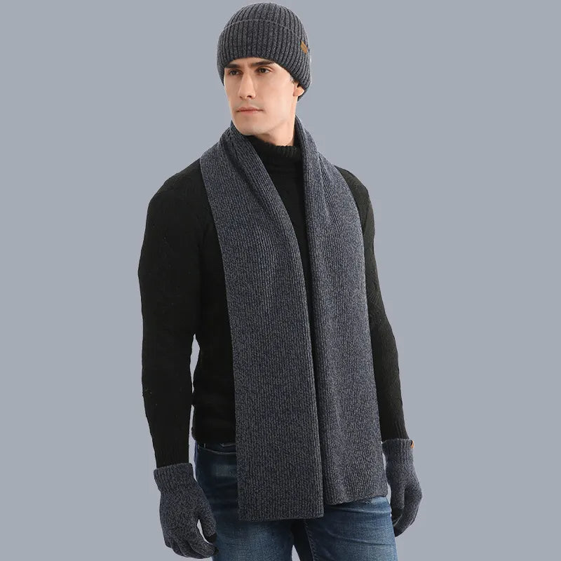 Ensemble D’Hiver avec Bonnet, Écharpe Et Gants pour Adultes | Idéal pour Les Journées Froides