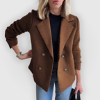 Blazer Femme Avec Manches En Maille | Idéal Pour Bureau Et Loisirs