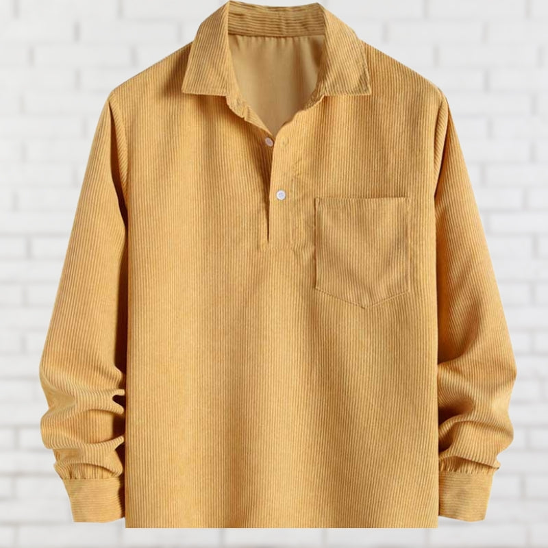 Chemise À Manches Longues Avec Poche Poitrine Pour Homme | Idéal Pour Usage Quotidien