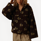 Pull avec Motif Floral pour Femme | Idéal pour Usage Quotidien
