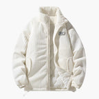 Veste Matelassée avec Col Montant et Coupe Ample pour Homme | Idéale pour la Mi-Saison