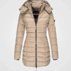 Manteau Long Matelassée à Capuche pour Femme | Idéale pour l’Hiver