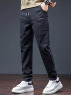 Pantalon De Jogging Avec Taille À Cordon Pour Homme | Idéal Pour Usage Quotidien Et Activités