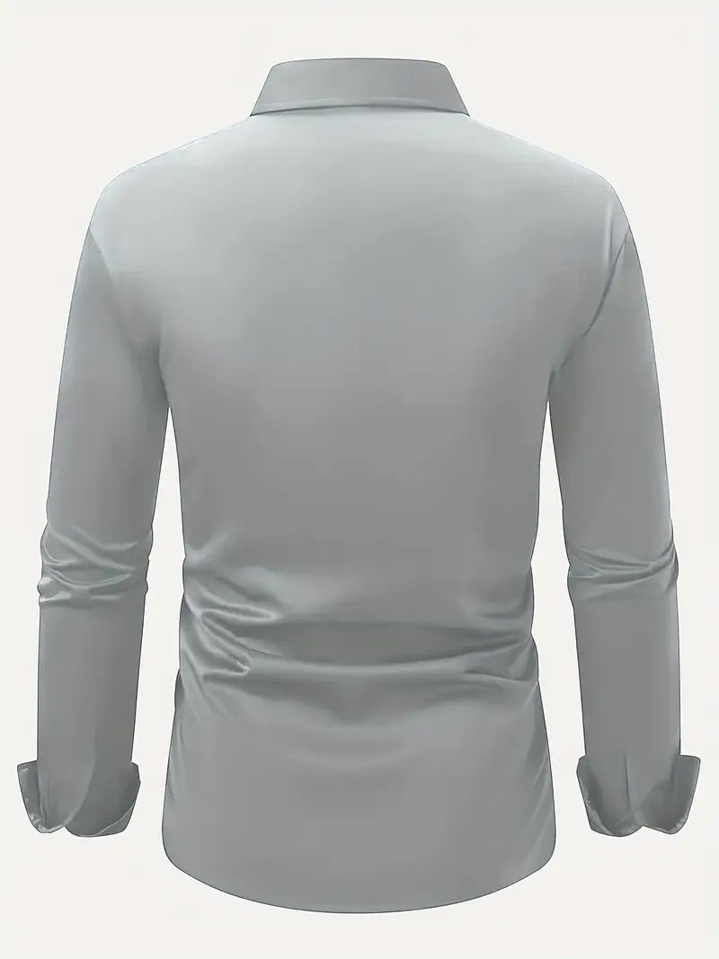 Chemise À Manches Longues Pour Homme | Idéale Pour Usage Quotidien