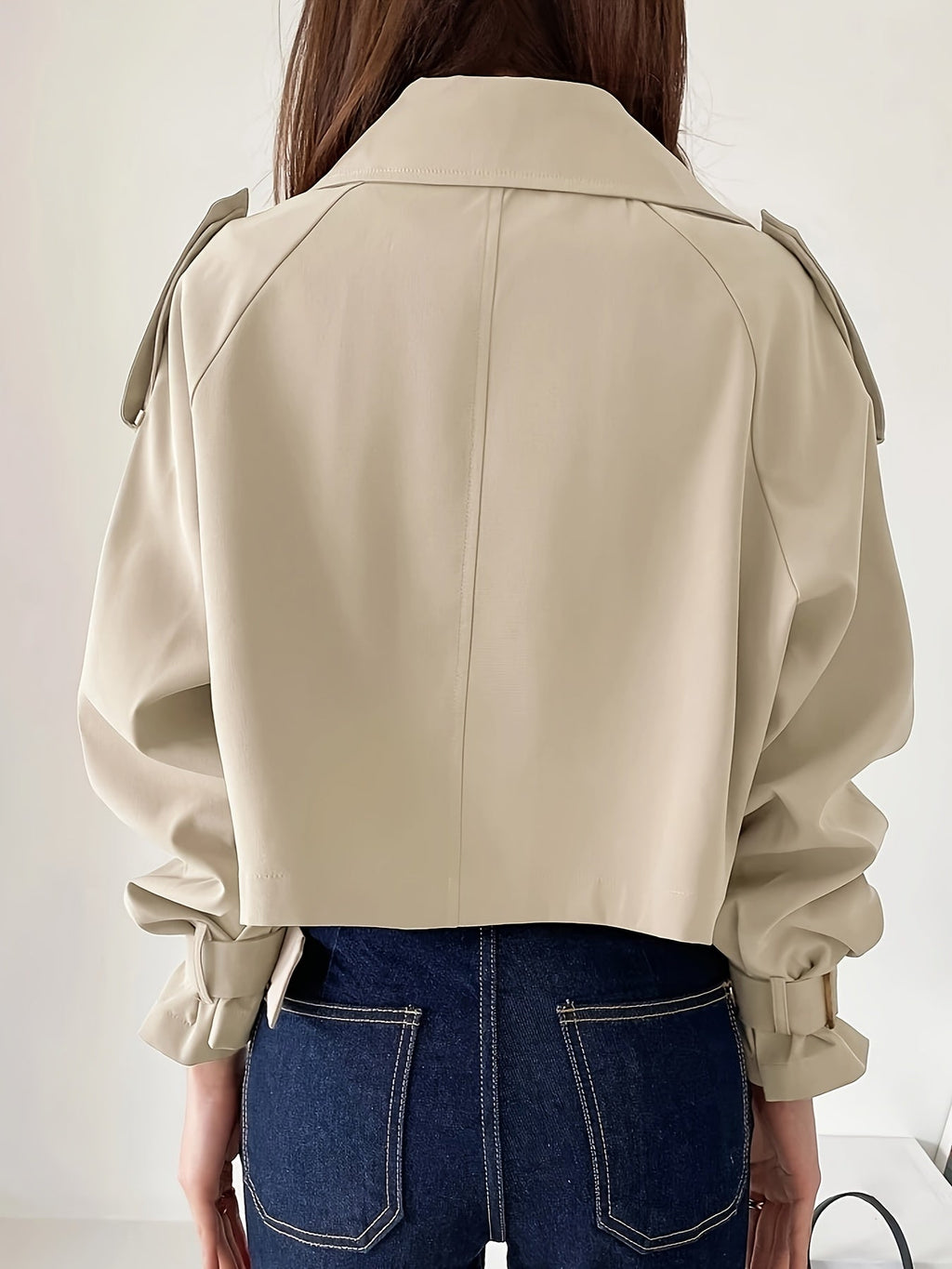 Trench Long à Double Boutonnage pour Femme | Idéal pour la Mi-Saison et l’Hiver