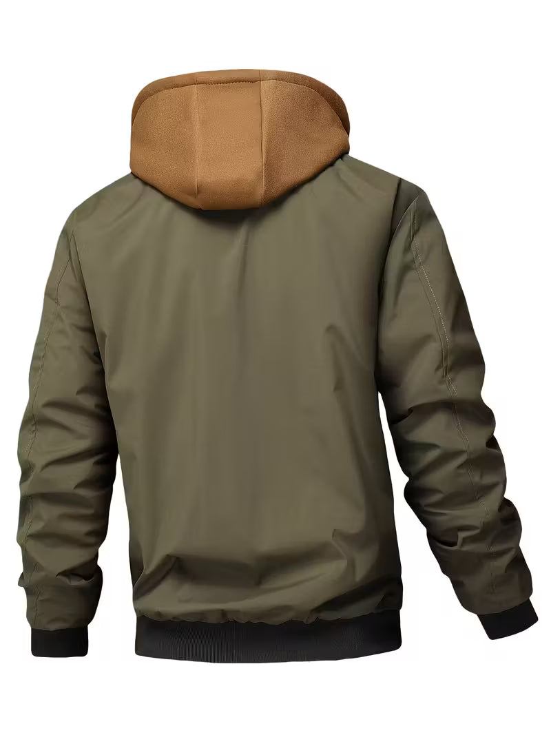 Veste Avec Capuche Et Fermeture Zippée Pour Homme | Idéale Pour Un Usage Quotidien Et Extérieur