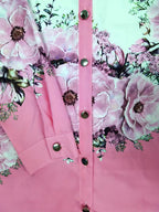 Chemise à Imprimé Floral Avec Fermeture Boutonnée Pour Femmes | Idéale Pour Toutes Saisons