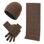 Ensemble D’Hiver avec Bonnet, Écharpe Et Gants pour Adultes | Idéal pour Les Journées Froides