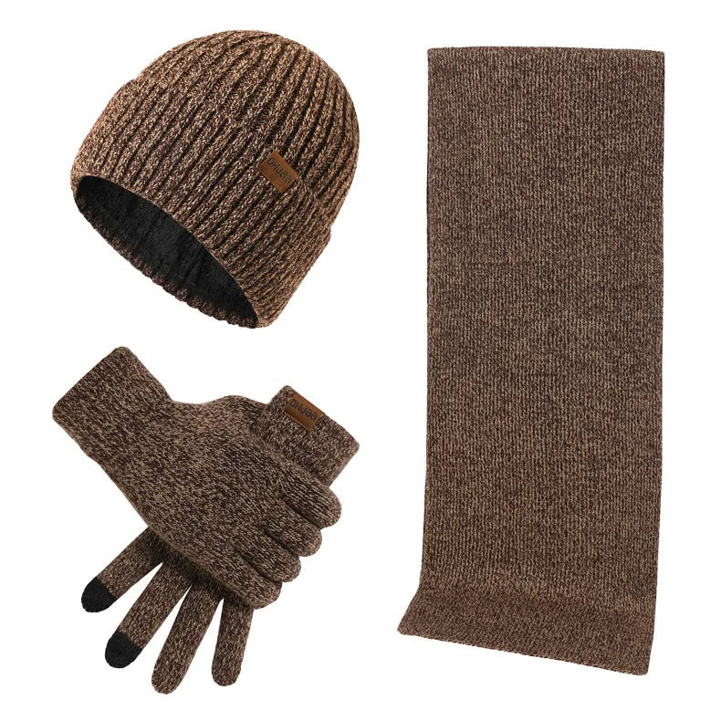Ensemble D’Hiver avec Bonnet, Écharpe Et Gants pour Adultes | Idéal pour Les Journées Froides