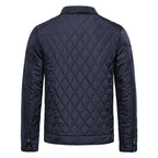 Veste Matelassée avec Fermeture Zippée et Col Montant pour Hommes | Idéal pour Saisons Intermédiaires