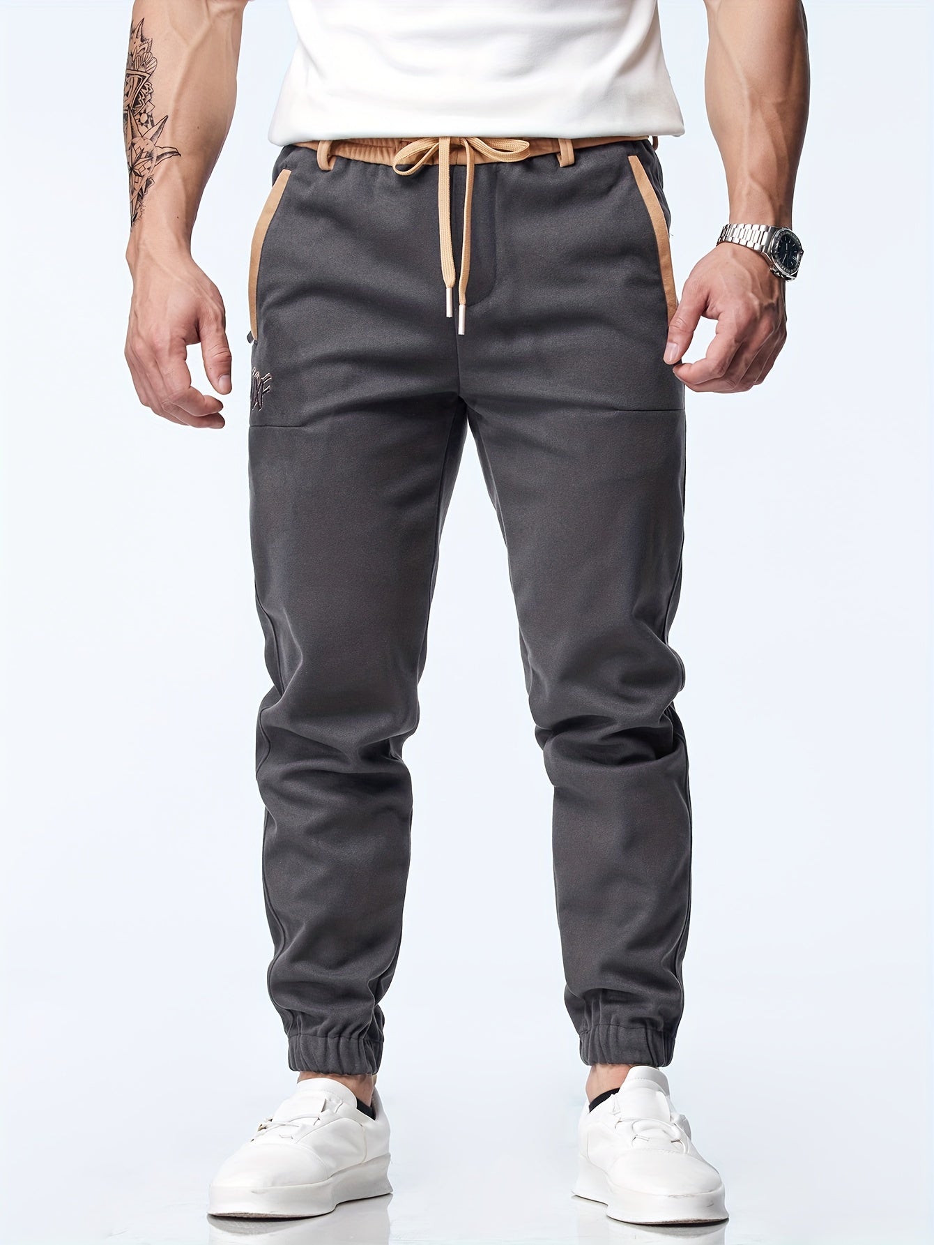 Pantalon à Chevilles Élastiques pour Homme | Idéal pour le Quotidien et les Loisirs