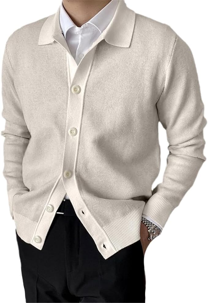 Pull Classique pour Hommes à Manches Longues | Idéal pour un Usage Quotidien