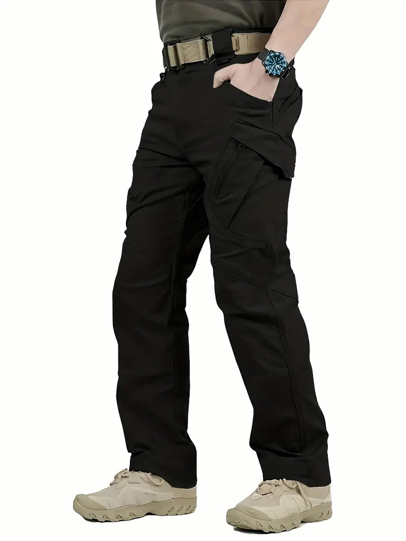 Pantalon Tactique Outdoor avec Poches Multiples pour Homme | Idéal pour la Randonnée et le Camping