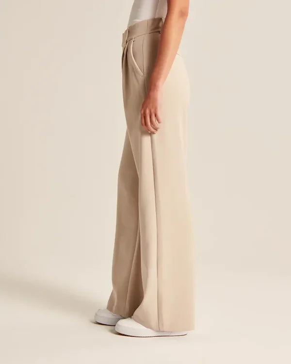 Pantalon Évasé avec Coupe Ajustée pour Femme | Idéal pour le Quotidien et les Sorties