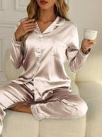 Ensemble De Pyjama avec Col À Revers pour Adolescents | Idéal pour Toutes Les Saisons