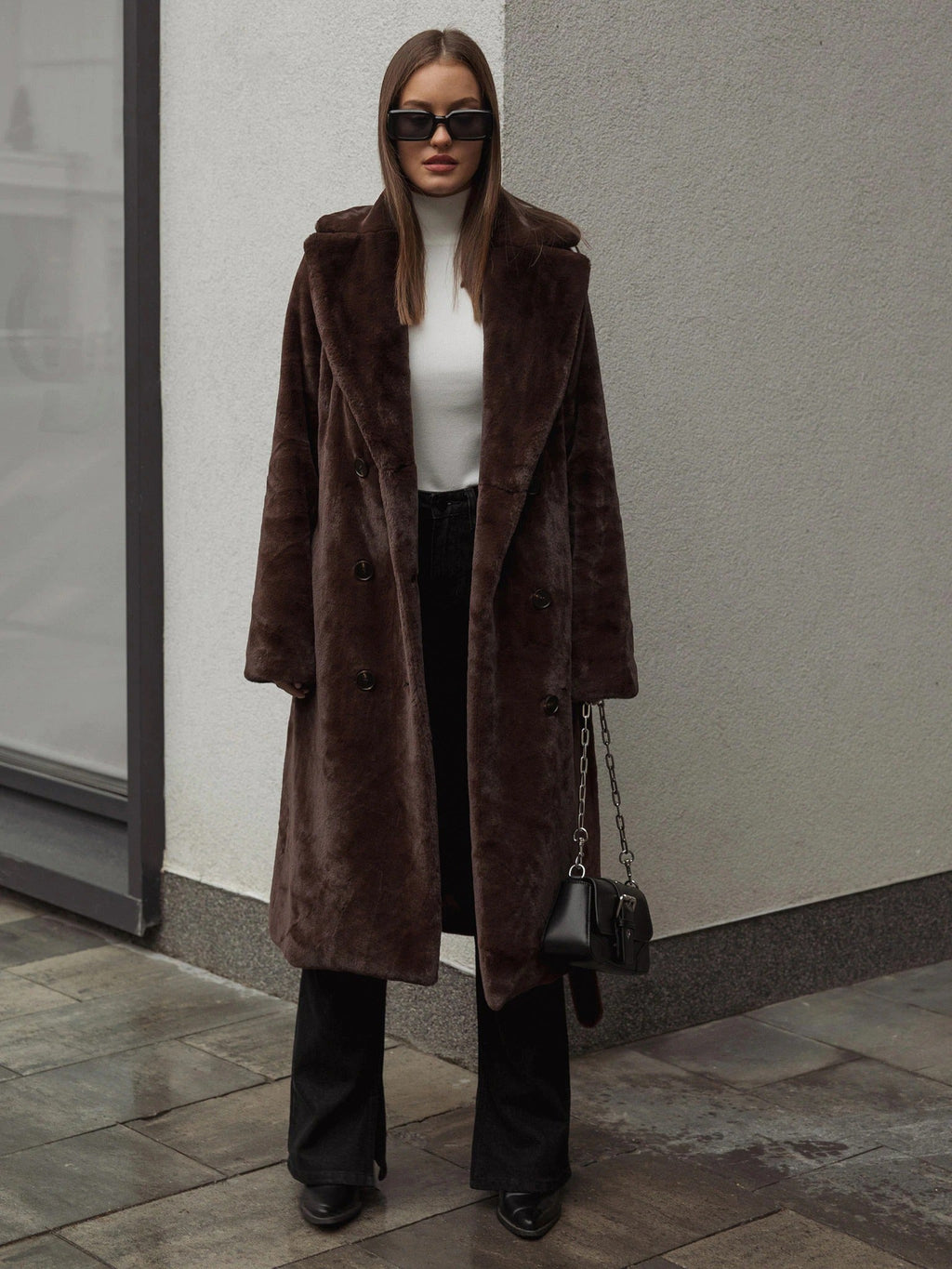 Manteau Long avec Ceinture pour Femmes | Idéal pour La Saison Hivernale