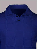 Chemise À Boutons Avec Motif Texturé Pour Homme | Idéale Pour Bureau Et Sorties