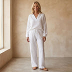 Ensemble 2 Pièces Avec Haut Manches Longues Et Pantalon Droit Pour Femme | Idéal Pour La Mi-Saison Et Un Usage Quotidien