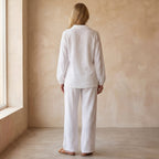 Ensemble 2 Pièces Avec Haut Manches Longues Et Pantalon Droit Pour Femme | Idéal Pour La Mi-Saison Et Un Usage Quotidien
