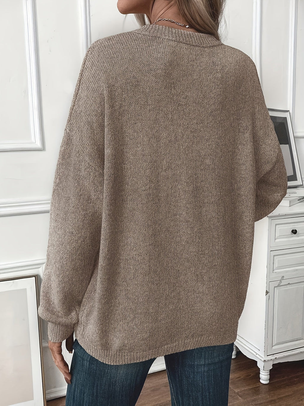 Pull À Coupe Classique Avec Manches Longues Pour Femme | Idéal Pour Usage Quotidien