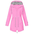 Parka Imperméable avec Capuche pour Femme | Idéale pour les Jours de Pluie
