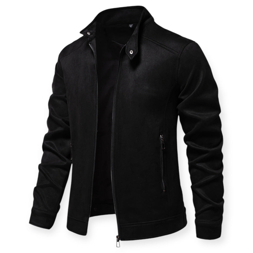 Veste Zippée À Col Montant pour Hommes | Idéale pour Les Sorties Quotidiennes