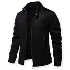 Veste Zippée À Col Montant pour Hommes | Idéale pour Les Sorties Quotidiennes