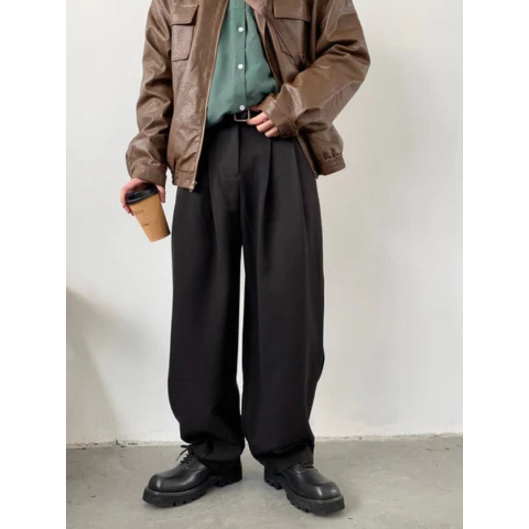 Pantalon À Jambe Large Avec Coupe Ample Pour Homme | Idéal Pour Le Quotidien