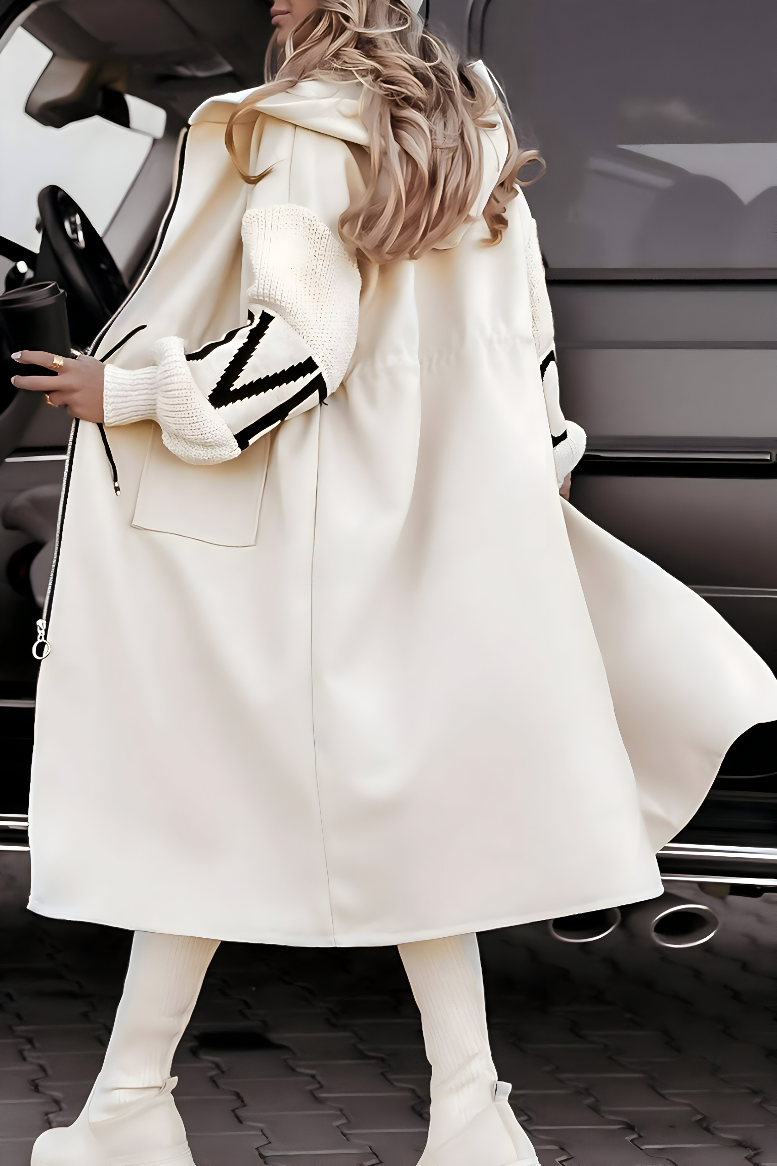 Manteau-Cardigan Long à Capuche pour Femmes | Idéal pour les Sorties Quotidiennes et les Soirées Décontractées
