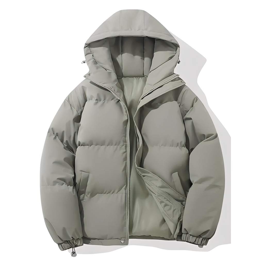 Veste d’Hiver avec Capuche et Fermeture Zippée pour Homme | Idéale pour Usage Quotidien