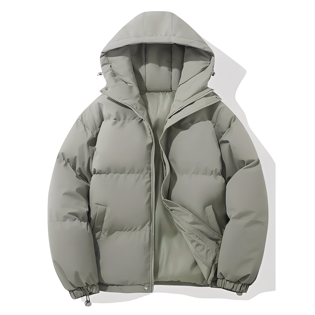 Veste d’Hiver avec Capuche et Fermeture Zippée pour Homme | Idéale pour Usage Quotidien