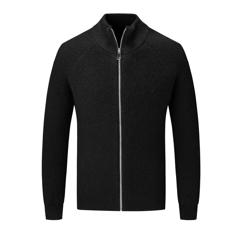 Pull-Over Homme avec Fermeture Zippée Intégrale pour Usage Quotidien | Idéal pour la Mi-Saison