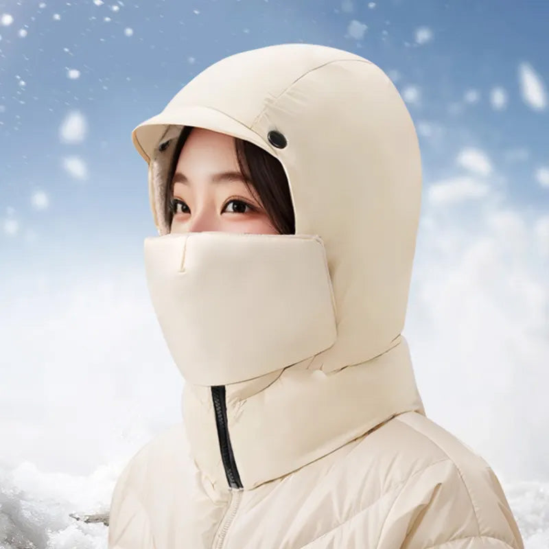 Masque de Protection Intégrale pour Extérieur avec Lunettes Amovibles | Idéal pour l’Hiver