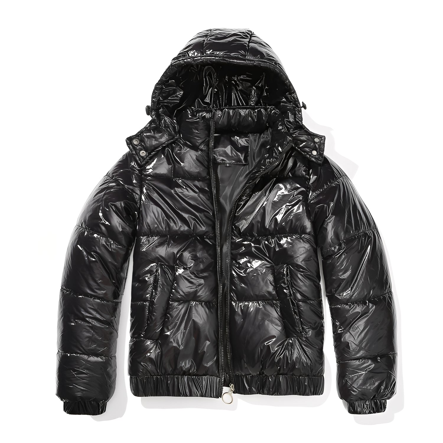 Veste Brillante avec Capuche pour Femme | Idéale pour l’Hiver et le Quotidien