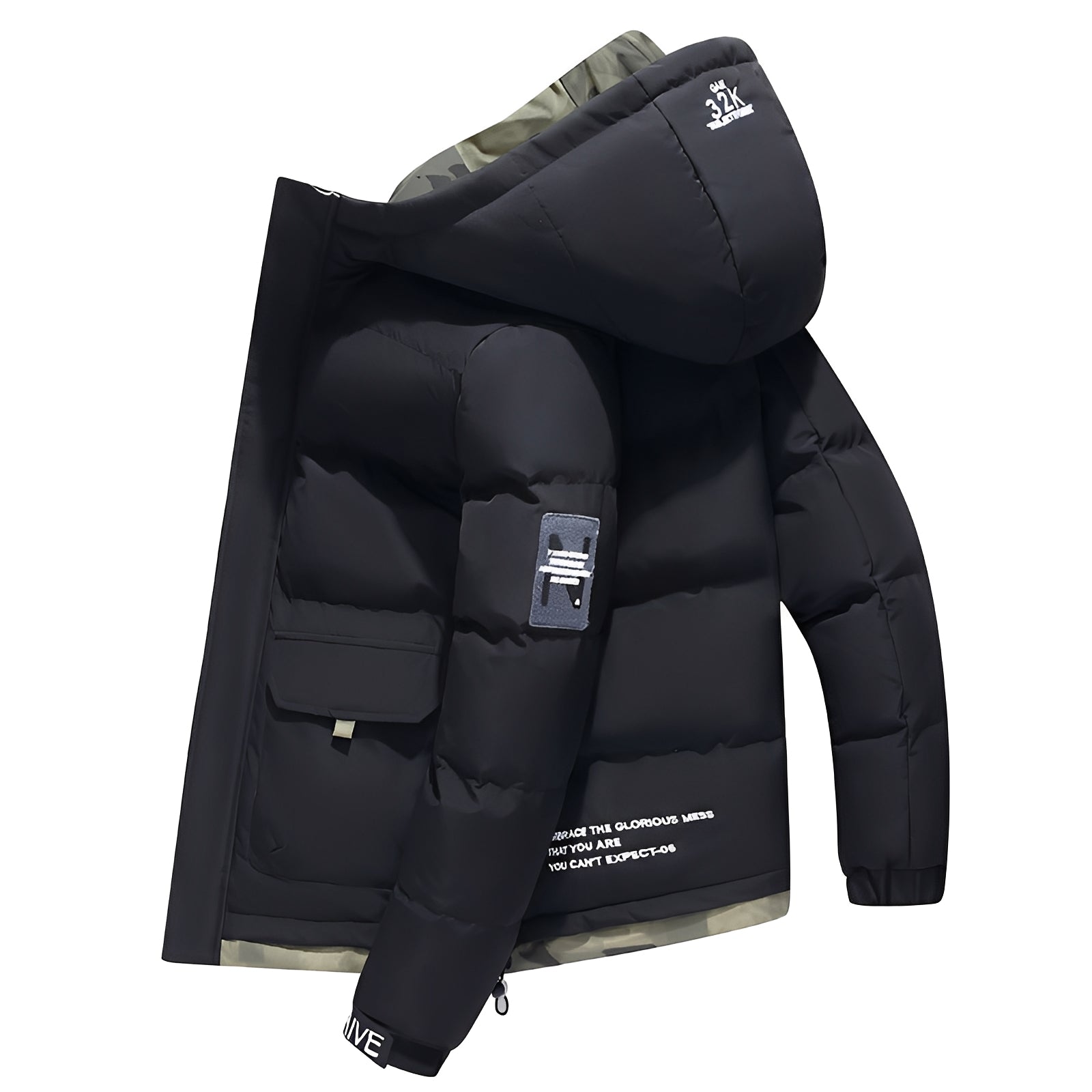 Veste à Capuche Fixe avec Fermeture Zippée pour Homme | Idéale pour Usage Quotidien
