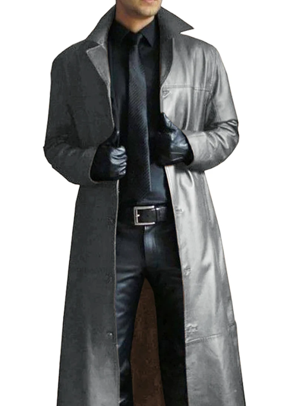 Manteau Long avec Revers Classiques pour Homme | Idéal pour un Usage Quotidien